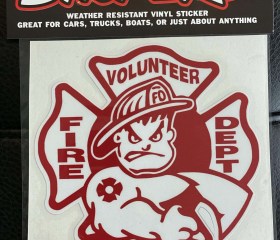 Volunteer Fire Dept Decal