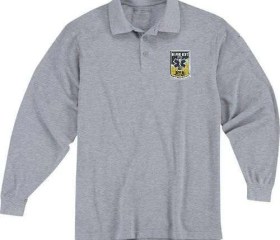 Grey Instructor Uniform Polo L/S- w/RREMSA Logo (Adjunct Instructors Only)
