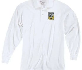 White - Instructor Uniform Polo L/S-White w/RREMSA Logo (Primary Instructors Only)